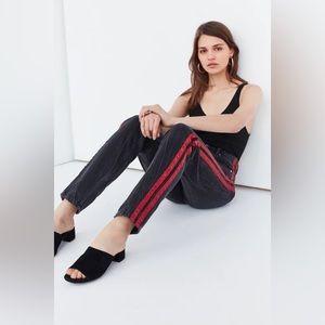 BDG Black Jeans with Side Stripe